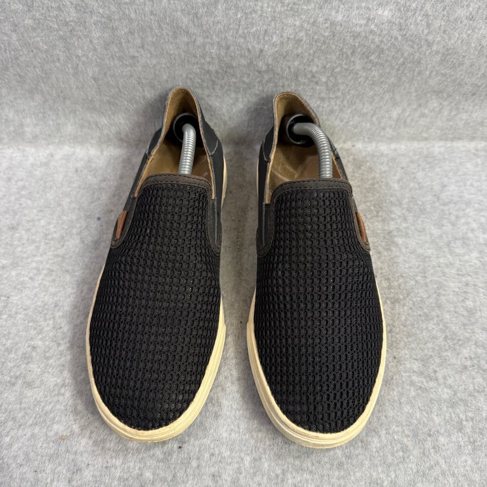 Olukai Womens Shoes Size 7 Pehuea Dark Slip On Low Top Comfort Casual Sneakers - Picture 3 of 10